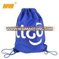 cheapest custom promotional 210d nylon polyester drawstring bag